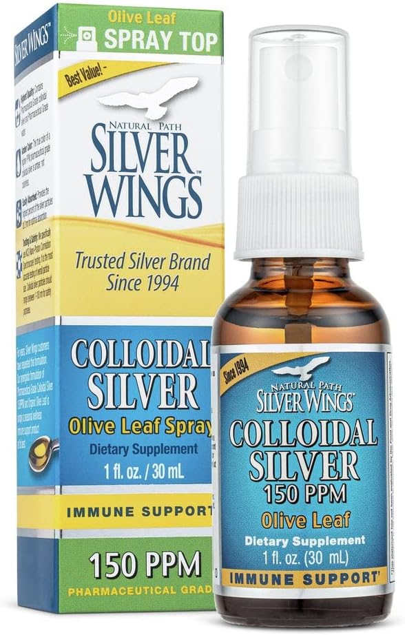 Natural Path Silver Wings Colloidal Silver Olive Nepal | Ubuy